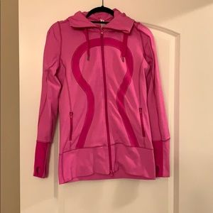 Lululemon Pink Zip-up sweatshirt